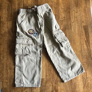 Gymboree Rock n Roll Khaki Cargo Pants 3T
